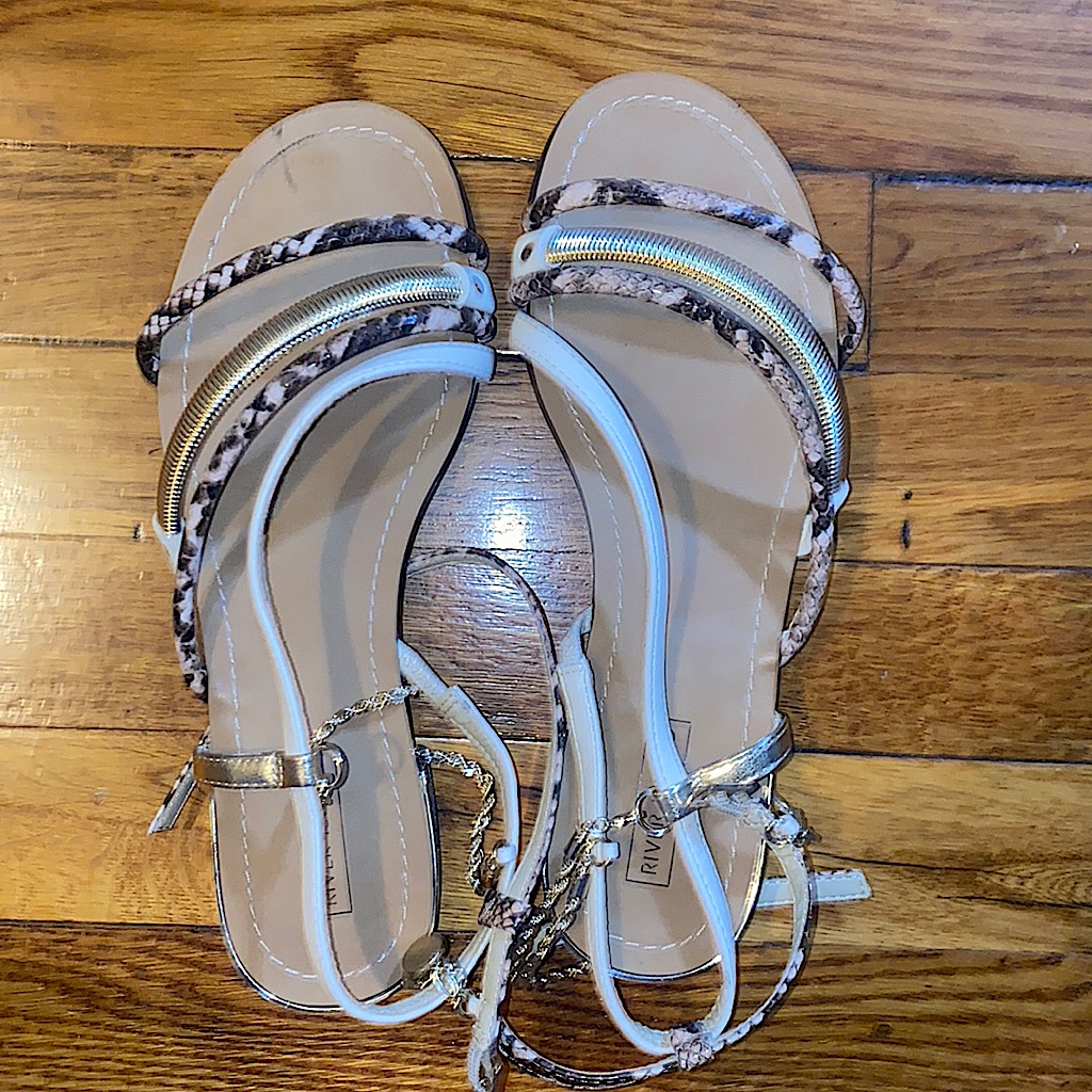 Brand River Island Sandals Size 7